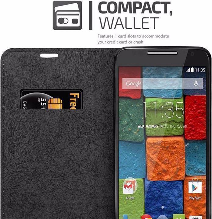 Immagine prodotto Cadorabo Copertina magnetica invisibile del libro (Motorola Moto X2)