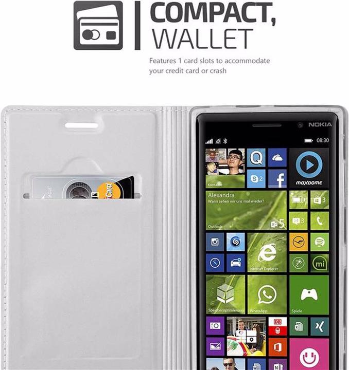 Produktbild Cadorabo Book Classy Style Cover (Nokia Lumia 830)