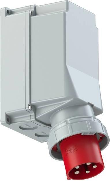 Actual product image PCE CEE 125A 400V 5p Wallmount Male (CEE 125/5)