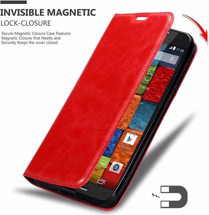 Produktbild Cadorabo Book Invisible Magnet Cover (Motorola Moto X2)