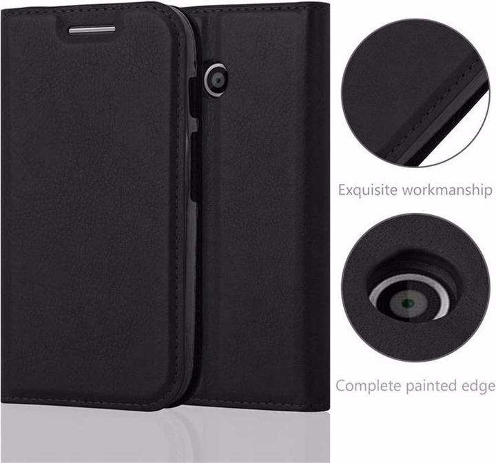 Actual product image Cadorabo Book Invisible Magnet Cover (Motorola Moto E1)