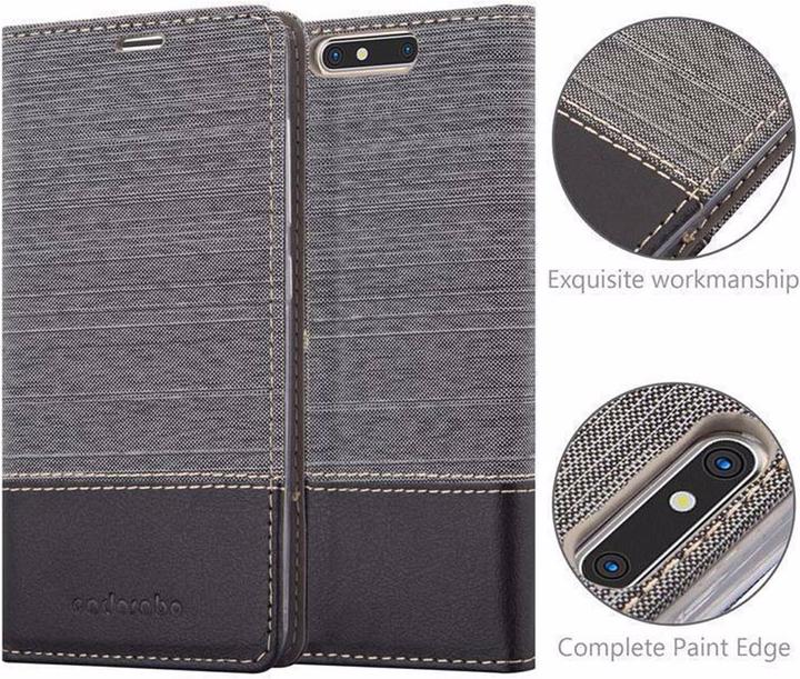 Produktbild Cadorabo Book Jeans Optik Cover (ZTE Blade V8)