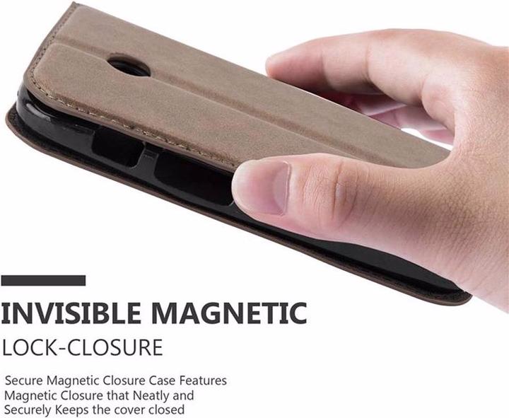 Immagine prodotto Cadorabo Copertina magnetica invisibile del libro (Motorola Moto E)
