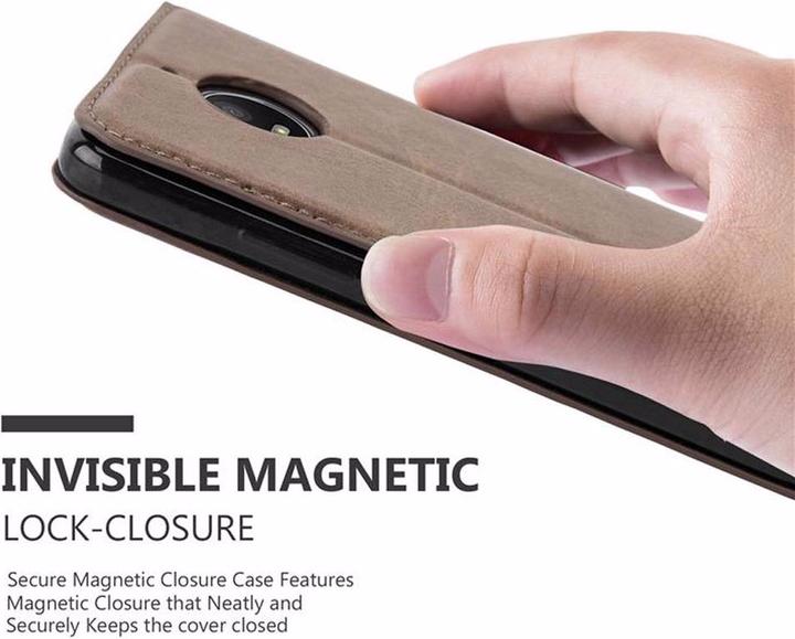 Immagine prodotto Cadorabo Copertina magnetica invisibile del libro (Motorola Moto E4)