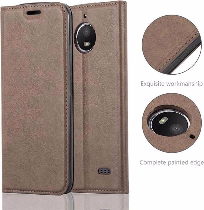 Immagine prodotto Cadorabo Copertina magnetica invisibile del libro (Motorola Moto E4)