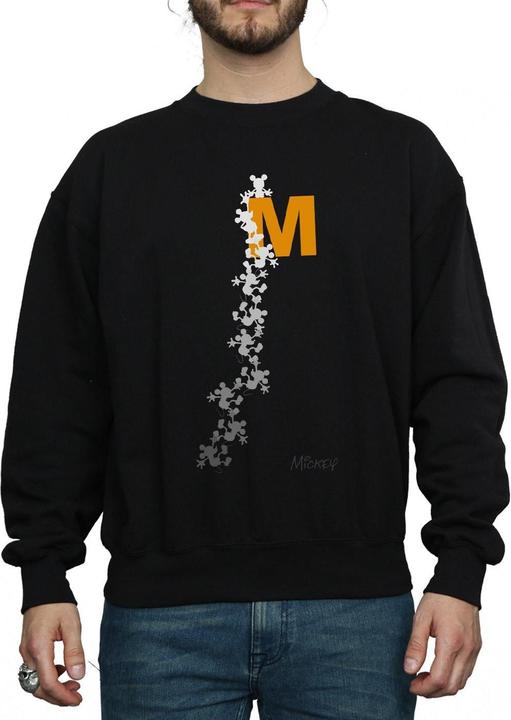Disney Mickey Mouse Climbing Silhouettes Sweatshirt (M)