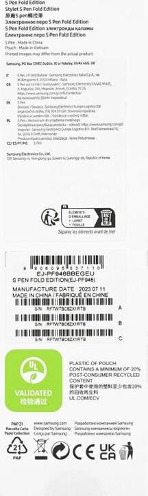 Productafbeelding Samsung S-Pen Fold Editie