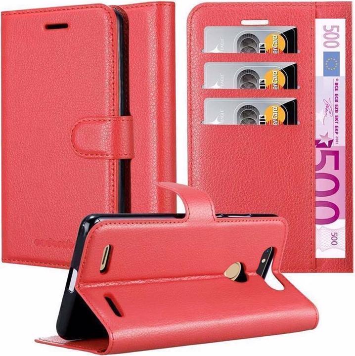 Actual product image Cadorabo Book with stand function cover (ZTE Blade V8 Mini)