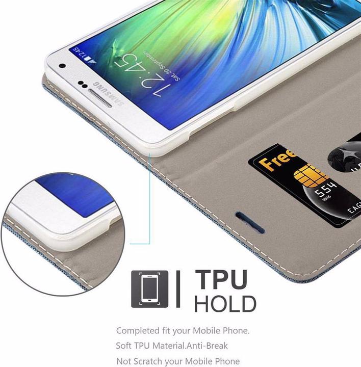 Produktbild Cadorabo Book Jeans Optik Cover (Samsung Galaxy A7)