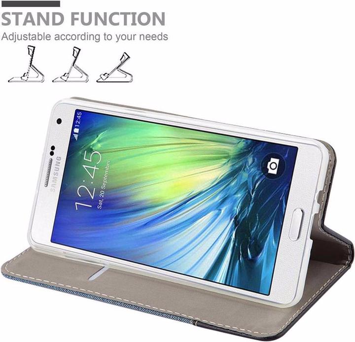 Produktbild Cadorabo Book Jeans Optik Cover (Samsung Galaxy A7)