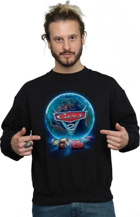 Immagine prodotto Disney Cars Globe Movie Poster Felpa Uomo (4XL)