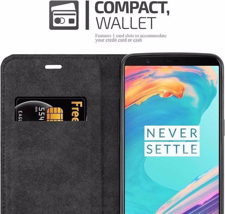 Immagine prodotto Cadorabo Copertina magnetica invisibile del libro (OnePlus 5T)