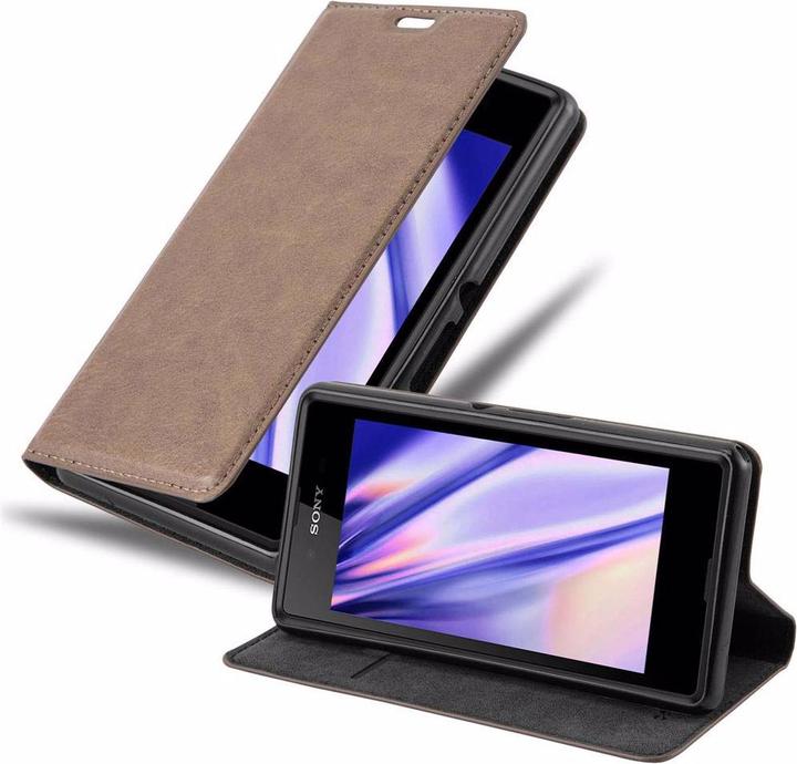 Immagine prodotto Cadorabo Copertina magnetica invisibile del libro (Sony Xperia E3)