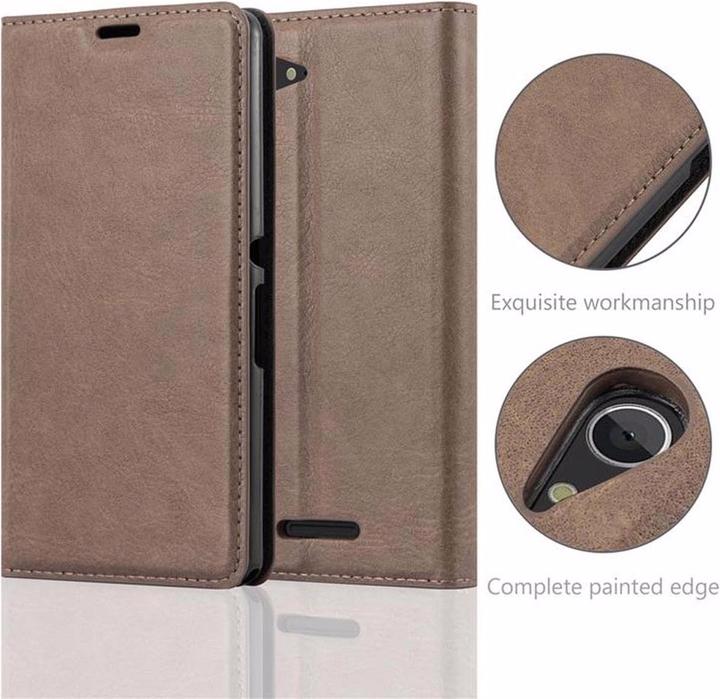 Immagine prodotto Cadorabo Copertina magnetica invisibile del libro (Sony Xperia E3)