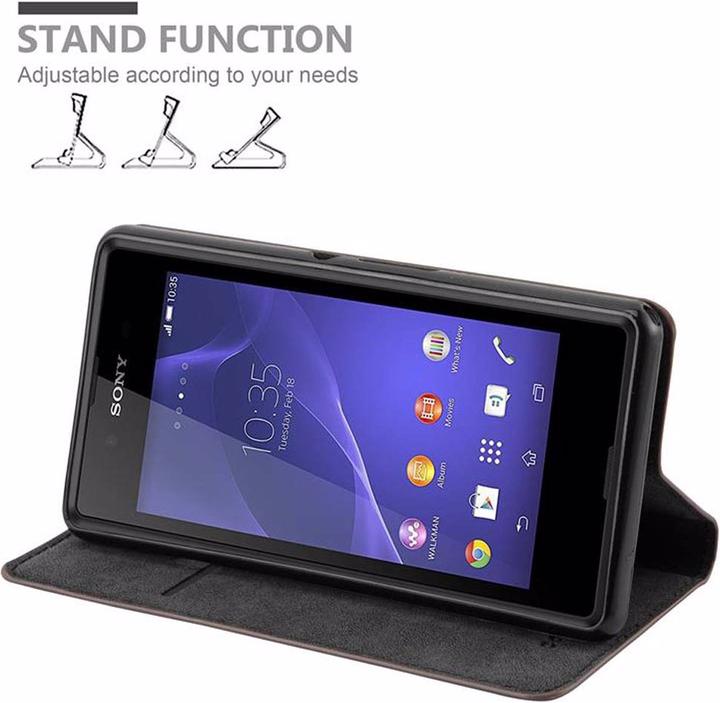 Immagine prodotto Cadorabo Copertina magnetica invisibile del libro (Sony Xperia E3)
