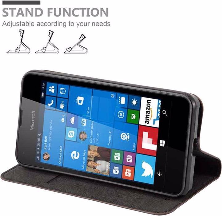 Produktbild Cadorabo Book Invisible Magnet Cover (Microsoft Lumia 550)