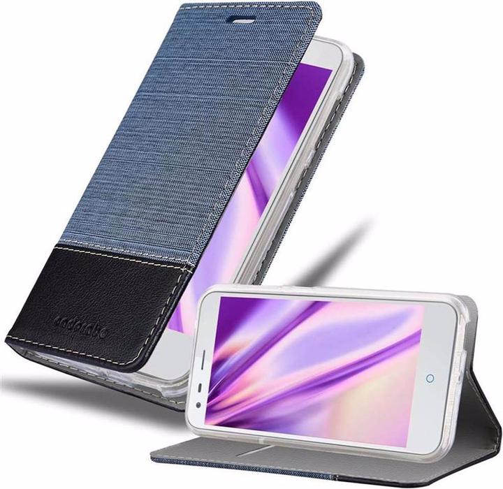 Produktbild Cadorabo Book Jeans Optik Cover (ZTE Blade S6)