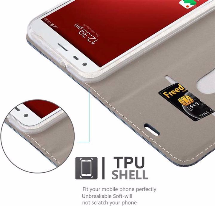Produktbild Cadorabo Book Jeans Optik Cover (ZTE Blade S6)