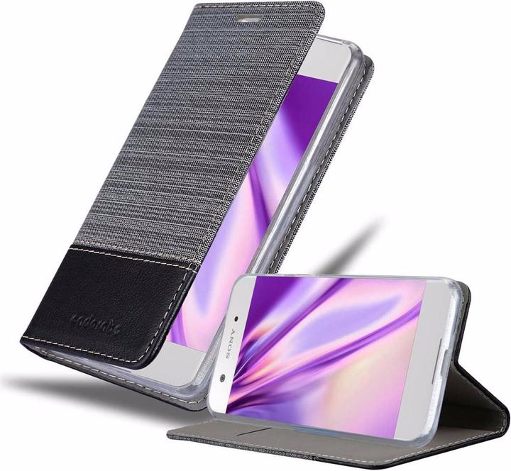 Produktbild Cadorabo Book Jeans Optik Cover (Sony Xperia XA1)
