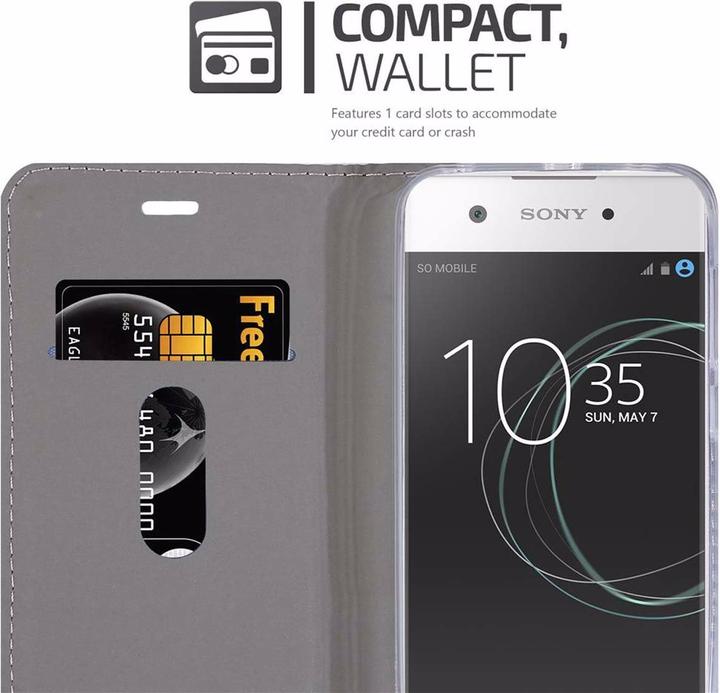 Produktbild Cadorabo Book Jeans Optik Cover (Sony Xperia XA1)