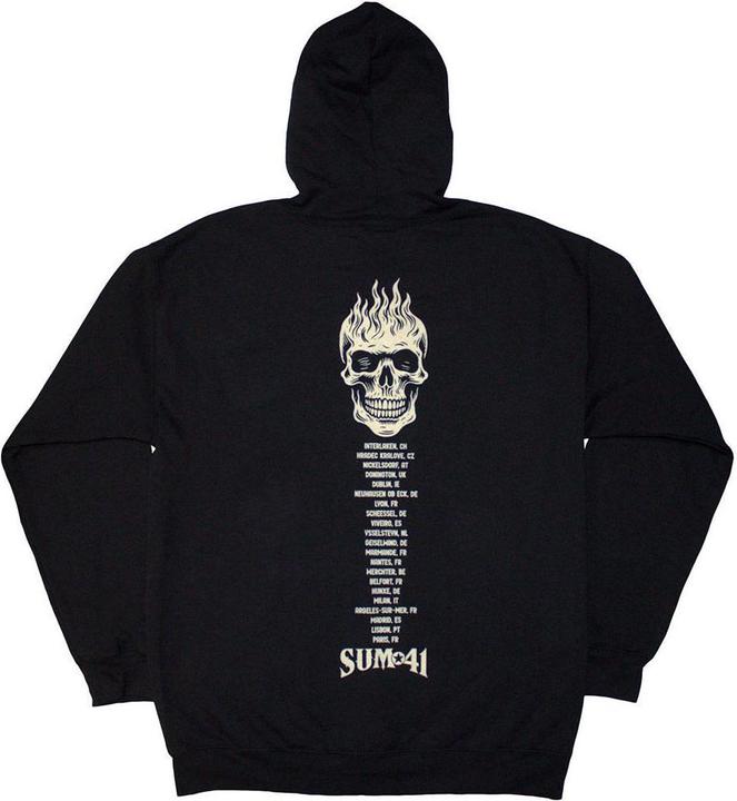 Immagine prodotto Universal Textiles Tour '24 Felpa con Cappuccio e Zip Intera Logo Tascabile Stampa posteriore Adulto Unisex (M)