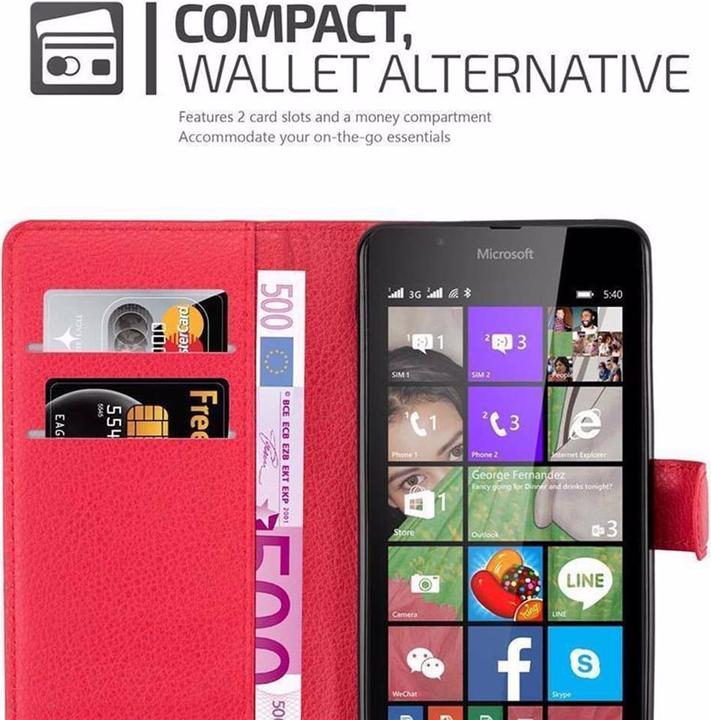 Productafbeelding Cadorabo Boek met kaft met standfunctie (Microsoft Lumia 540)
