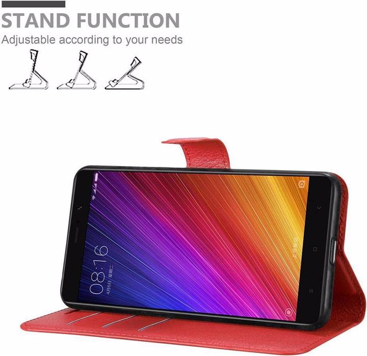 Actual product image Cadorabo Book with stand function cover (Mi 5s Plus)