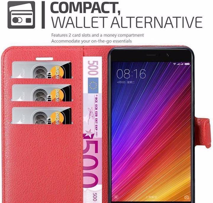 Actual product image Cadorabo Book with stand function cover (Mi 5s Plus)