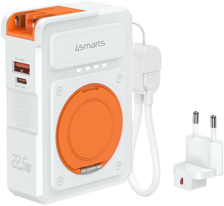 4smarts Powerbank 6in1 Hybrid Charger Lucid 10000 mAh (10000 mAh, 22.50 W, 38.50 Wh)