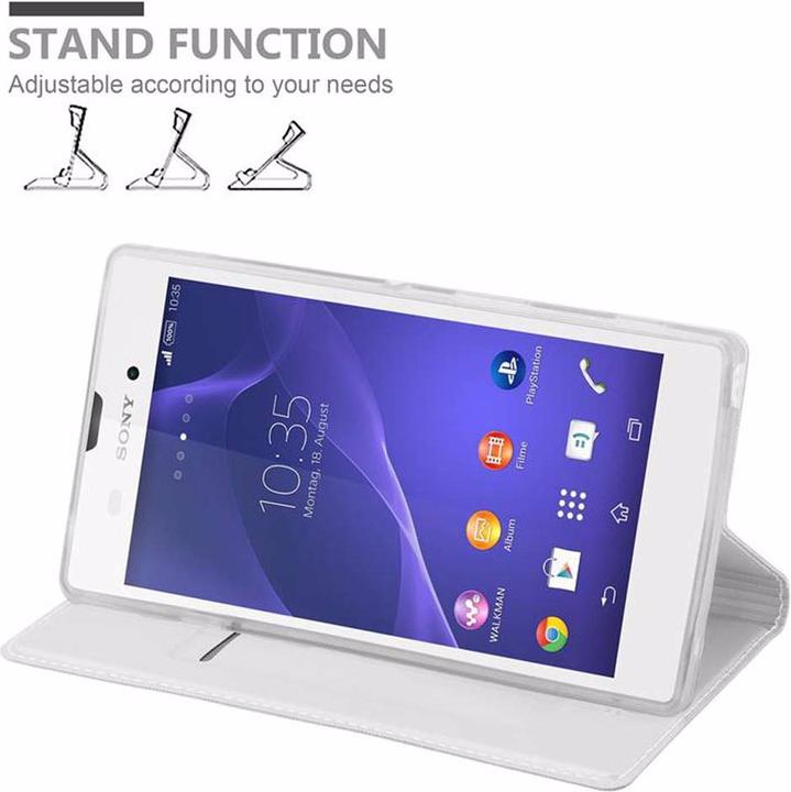 Image du produit Cadorabo Book Classy Style Cover (Sony Xperia T2 Ultra)