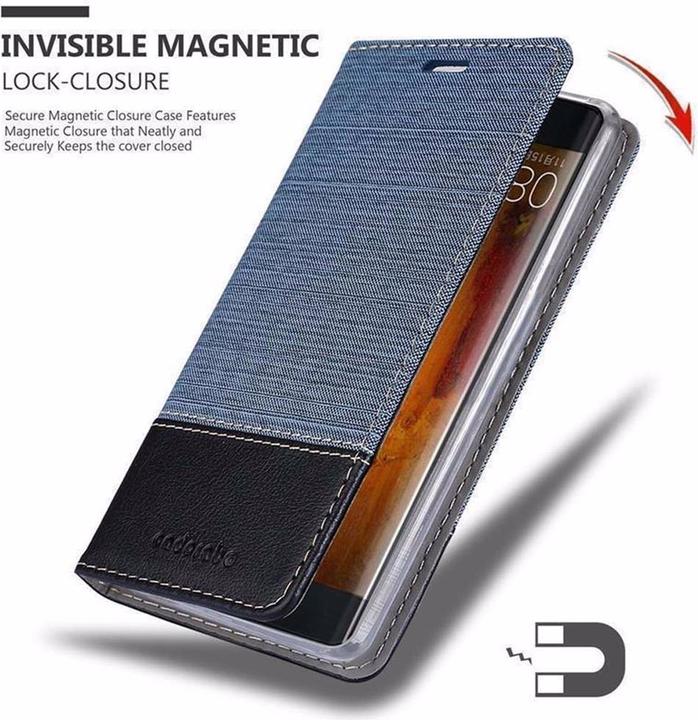 Produktbild Cadorabo Book Jeans Optik Cover (Huawei Mate 9 Pro)