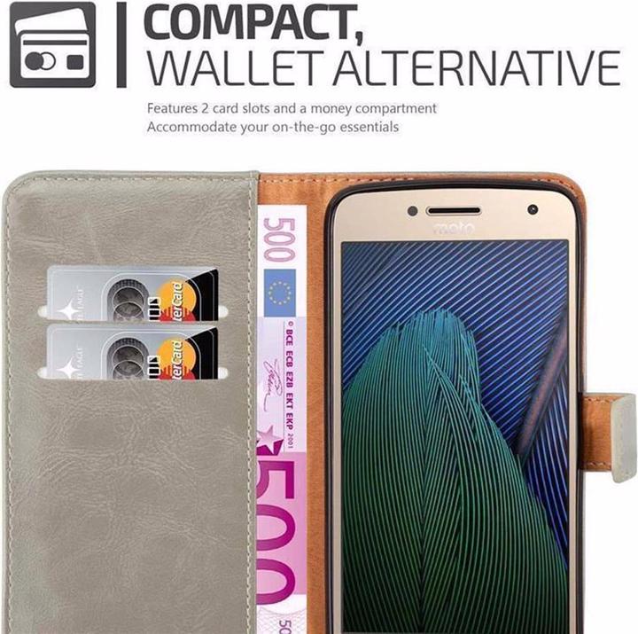 Immagine prodotto Cadorabo Copertina di lusso del libro (Motorola Moto G5 Plus)