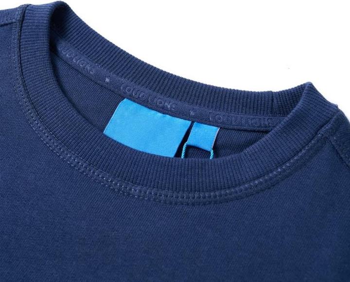 Immagine prodotto VidaXL Felpa da bambino blu navy 116,Materiale: 92% cotone. 8 (116)