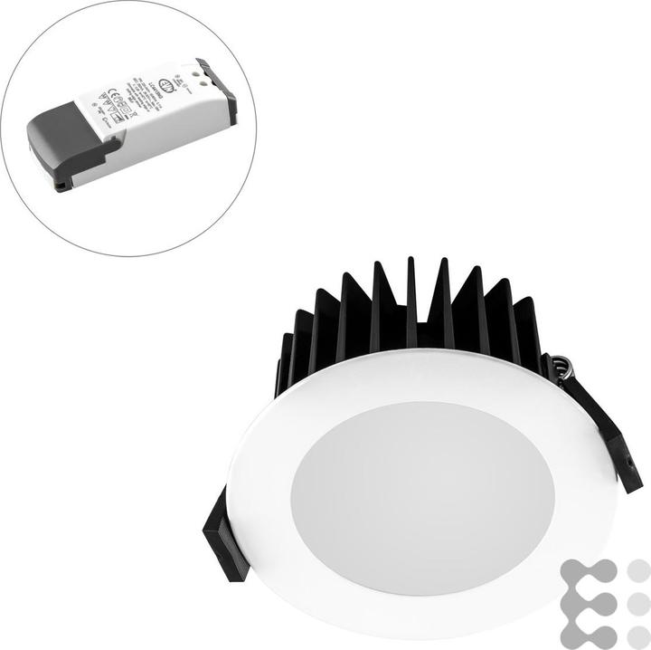 Produktbild EVN-Lichttechnik LED Deckeneinbauleuchte (660 lm, IP44)