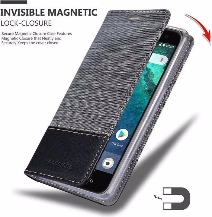 Actual product image Cadorabo Book Jeans Optics Cover (HTC U11 Life)