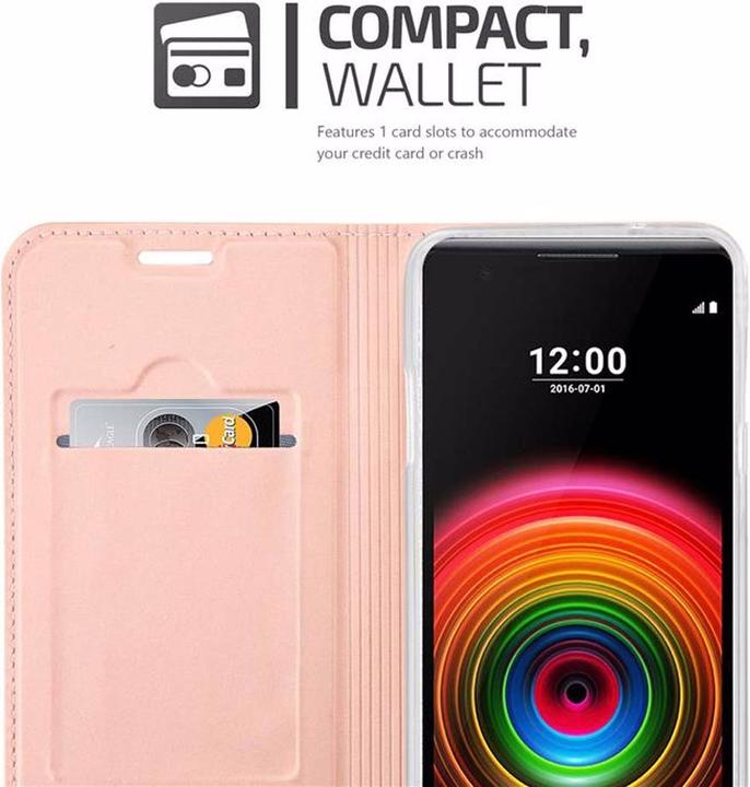 Immagine prodotto Cadorabo Copertina in stile libro di classe (LG X Power)