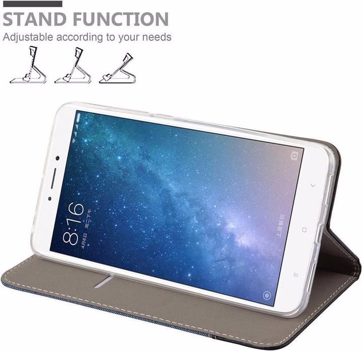 Produktbild Cadorabo Book Jeans Optik Cover (Xiaomi Mi Max 2)
