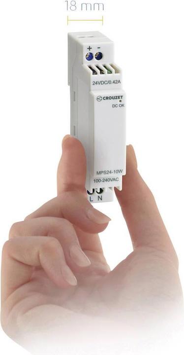 Produktbild Crouzet Miscellaneous Hutschienen-Netzteil (DIN-Rail) 0.42 A 10 W 1 x