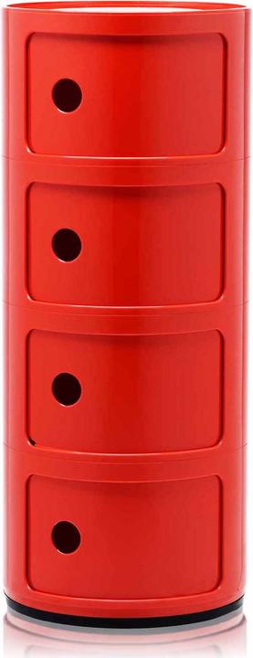 Actual product image Kartell Componibili 4Er container (ø 32 x 77 cm)
