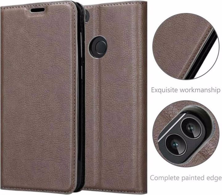 Immagine prodotto Cadorabo Copertina magnetica invisibile del libro (Huawei Enjoy 7S, Huawei P Smart (2018))
