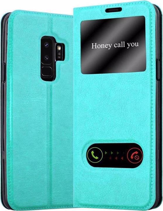 Actual product image Cadorabo Book with View double window cover (Samsung Galaxy S9+)