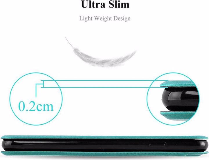 Actual product image Cadorabo Book with View double window cover (Samsung Galaxy S9+)
