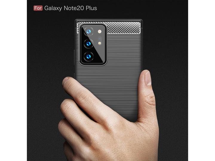 Image du produit Screenguard Samsung Galaxy Note20 Ultra Coque carbone brossé souple TPU (Samsung Galaxy Note 20 Ultra)