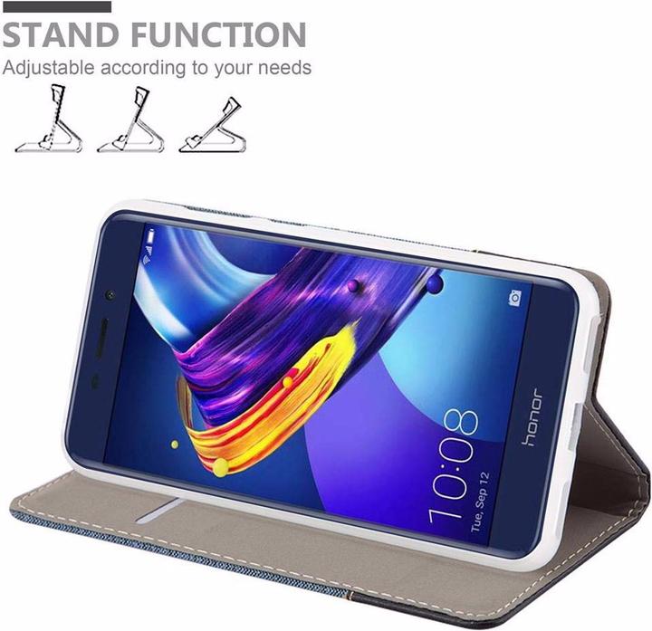 Produktbild Cadorabo Book Jeans Optik Cover (Honor 6C Pro)
