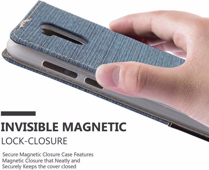 Produktbild Cadorabo Book Jeans Optik Cover (Honor 6C Pro)