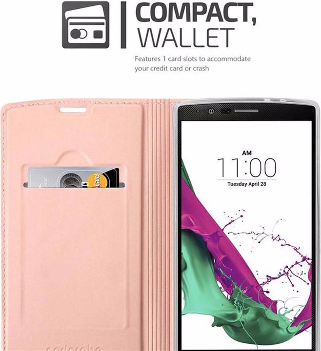 Image du produit Cadorabo Book Classy Style Cover (LG G4, Motorola Moto G4 Plus)