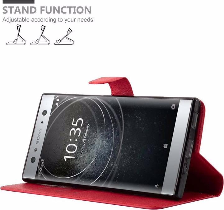 Actual product image Cadorabo Book with stand function cover (Sony Xperia XA2 Ultra)