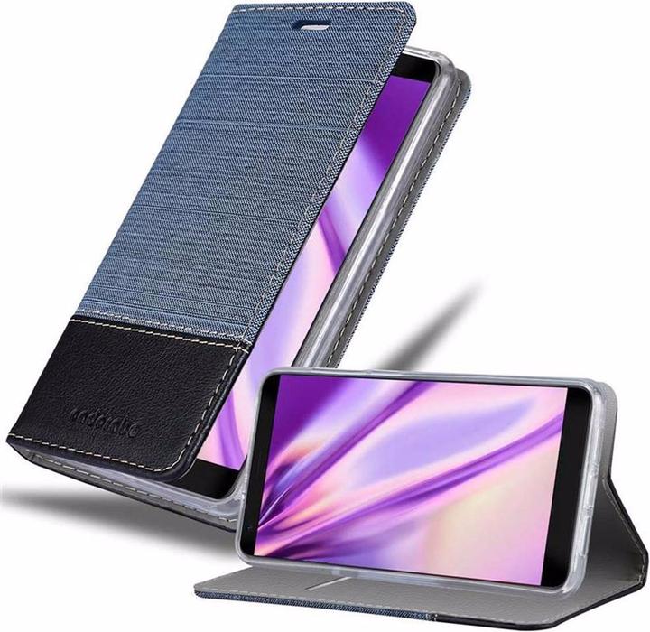 Produktbild Cadorabo Book Jeans Optik Cover (ZTE Blade V9)