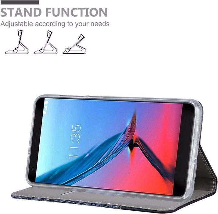 Produktbild Cadorabo Book Jeans Optik Cover (ZTE Blade V9)