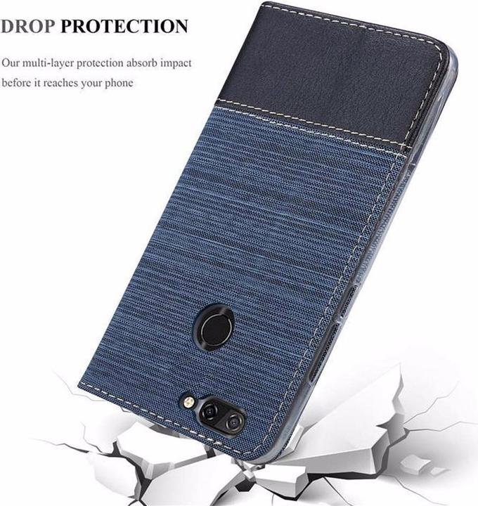 Produktbild Cadorabo Book Jeans Optik Cover (ZTE Blade V9)